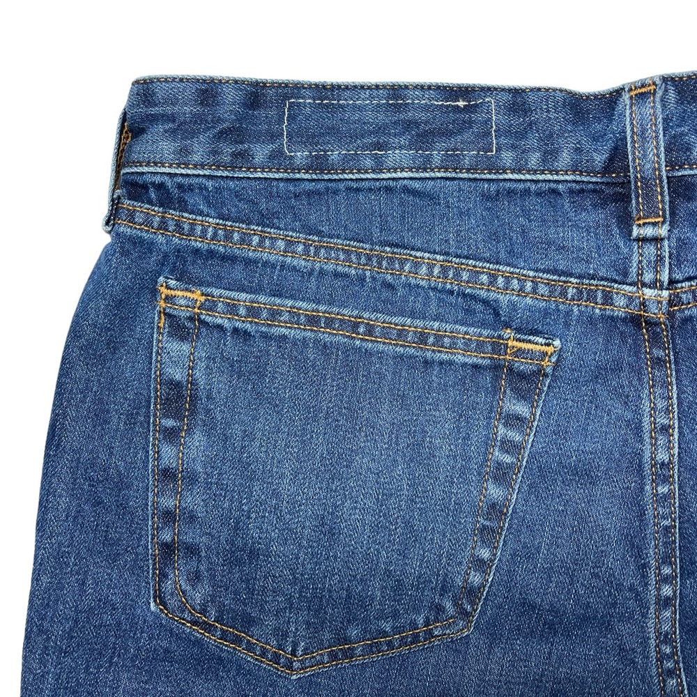 ⚡️SOLD⚡️Rag & Bone Fray Raw Cut Dark Blue Denim Cotton Shorts Size 28 NEW - Picture 11 of 16